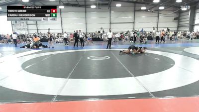 132 lbs Rr Rnd 1 - Triniti Green, Indiana Outlaws Pink - HSG vs Farrah Henderson, Wrecking Crew Dream Crushers Black - HSG