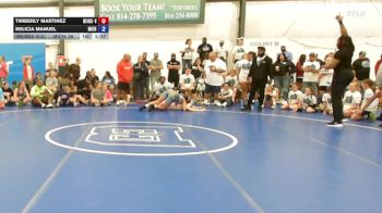 71 lbs Rr Rnd 7 - Timberly Martinez, Okie Girls - W vs Belicia Manuel, Michigan Wrestling Academy - W
