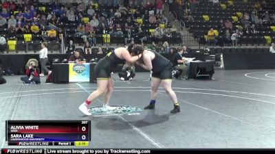 207 lbs 3rd Place Match - Sara Lake, Lindenwood University vs Alivia White, Iowa