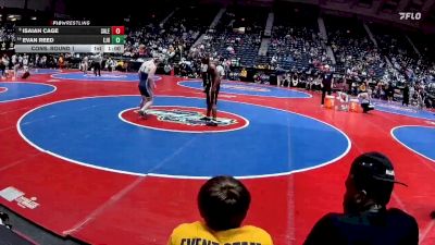 2A-175 lbs Cons. Round 1 - Evan Reed, East Jackson HS vs Isaiah Cage, Salem