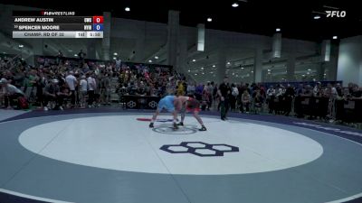 61 kg Champ. Rd Of 32 - Andrew Austin, Chippewa Wrestling Club vs Spencer Moore, Nyac/IRTC