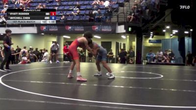 126 lbs 1st Place Match - Ryatt Rodden, Harrah Wrestling Club vs Mitchell Chen, American Dream Wrestling Club