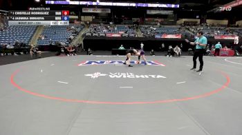 124 lbs Semifinal - 1 Cristelle Rodriguez, Doane vs 4 Jasmina Immaeva, Missouri Valley
