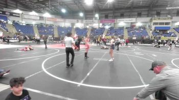 123 lbs Consi Of 8 #2 - Corrie Overlee, Teller Takedown vs Sage Wierzbicki, Great Falls Bison