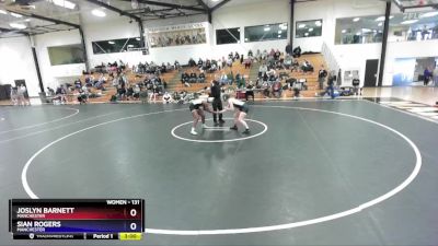 131 lbs 3rd Place Match - Sian Rogers, Manchester vs Joslyn Barnett, Manchester