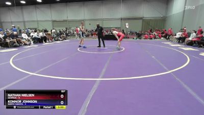 157 lbs Semis & 3rd Wb (16 Team) - NATHAN NIELSEN, Georgia vs Konnor Johnson, North Dakota