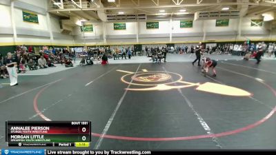91 lbs Round 2 - Annalee Pierson, Sturgis Youth Wrestling vs Morgan Little, Spearfish Youth Wrestling