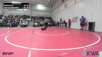 49 lbs Consolation - Brock Ryles, Viking Wrestling Club vs Ezra Killingsworth, Checotah Matcats