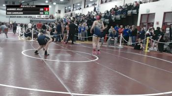 132 lbs Consi Of 8 #2 - Charlotte Darcey, Quabbin vs Giselle Sanseverino, Excel Academy