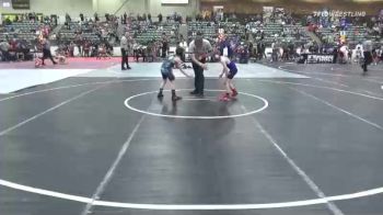 61 lbs Consi Of 16 #2 - Jackson Brooks, Spanish Springs Wrestling Club vs Paris Watts, Eastside Cougars