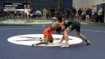 165 lbs Champ. Round 2 - Ryker Fullmer, Utah Valley University vs Matthew Olguin, Oregon State