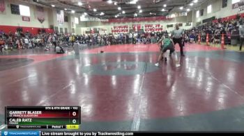 102 lbs Cons. Round 2 - Caleb Ratz, Frazee vs Garrett Blaser, St. Francis Gladiators