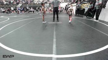 55 lbs Rr Rnd 5 - Luxton Sullivan, Cowboy Wrestling Club vs Keon Nicholson, Del City Little League Wrestling