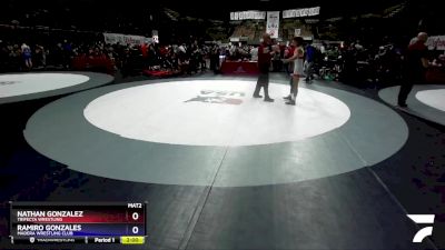 125 lbs Quarterfinal - Nathan Gonzalez, Trifecta Wrestling vs Ramiro Gonzales, Madera Wrestling Club