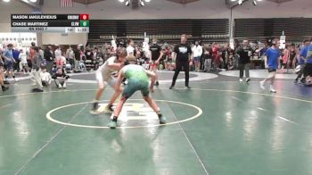 121 lbs Rr Rnd 7 - Mason Jakulevieius, Kingsway - MSC vs Chase Martinez, Clearview - MSC