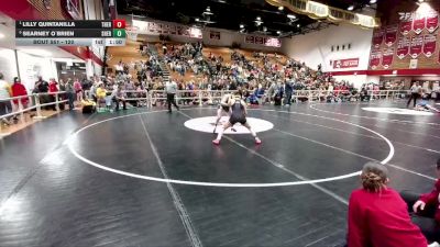 120 lbs Semifinal - Lilly Quintanilla, Thermopolis vs Searney O`Brien, Sheridan