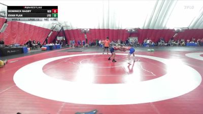 132 lbs Round 3 (8 Team) - Evan Flan, Long Prairie Grey Eagle-Browerville Wolves vs Dominick Bagby, Waverly-Shell Rock