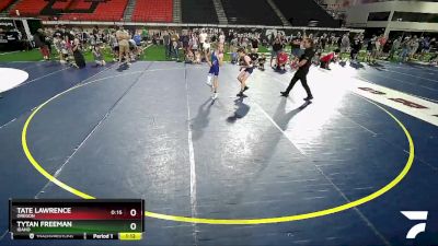 80-90 lbs Semifinal - Tate Lawrence, Oregon vs Tytan Freeman, Idaho