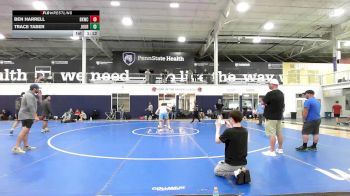 162 lbs Rr Rnd 2 - Ben Harrell, Blue Knights Alpha vs Trace Taber, Journeymen Wrestling Red - HSC