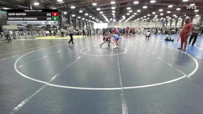 115 lbs Round 2 (10:30am Friday) - Sebastian Cisneros, Cali Red vs John Matter, Scorpions