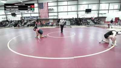 170 lbs Cons. Semi - Isabela Bates, Grantsville vs Dazi Thatcher, Emery