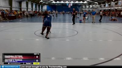 235 lbs Round 3 - Destine`e Thomas, North Iowa Area CC vs Makenna Fetters, Hawkeye Community College