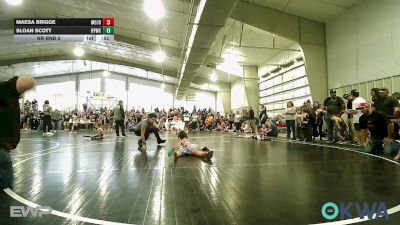 40 lbs Rr Rnd 2 - Maesa Brigge, Mojo Grappling Academy vs Sloan Scott, Hilldale Youth Wrestling Club