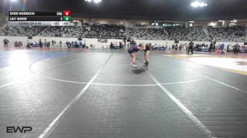 130 lbs Consi Of 8 #1 - Ever Roebuck, Coalgate vs LILY DAVIS, MARLOW OUTLAWS JH