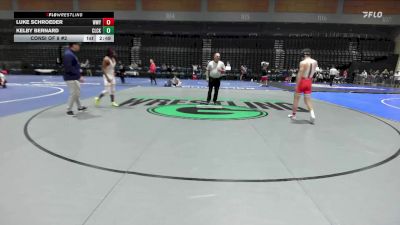 133 lbs Consi Of 8 #2 - Luke Schroeder, Western Wyoming vs Kelby Bernard, Clackamas