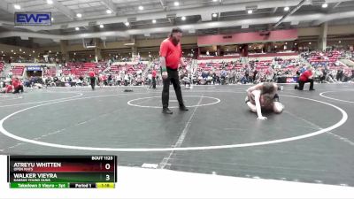 100 lbs Champ. Round 2 - Atreyu Whitten, Open Mats vs Walker Vieyra, Kansas Young Guns