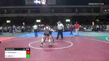 130 lbs Consi Of 8 #1 - Rex Shoemaker, PV Bighorns vs Albert Adams, The Club