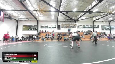 285 lbs Semifinal - Ian Clifford, Indiana Tech vs Braydon Erb, Indiana Tech