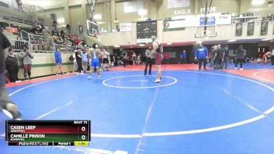 190 lbs Cons. Round 2 - Camille Pinson, GLENPOOL vs Casen Leep, Sequoyah
