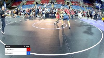 165 lbs Rnd Of 256 - James Bowers, GA vs Hixon Canto, UT