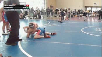 93 lbs Rr Rnd 1 - Lincoln Sparks, ICWL Bruisers Club - ESC vs Vincent Coia, Clearview - ESC