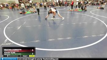 126 lbs Cons. Round 2 - Roman Kline, Bentonville West High School Wrestling vs Brayden Dobbertin, Chatfield Wrestling Club