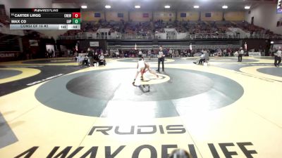 106 lbs Consi Of 16 #2 - Carter Lirgg, Cardinal Newman vs Max Co, Lake Highland Prep