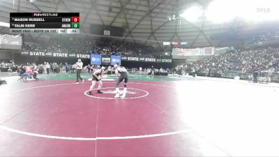 Boys 2A 132 lbs 3rd Place Match - Mason Russell, Othello vs Talin Kerr, Anacortes