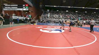 2A-175 lbs Cons. Round 3 - Nikoah Sorenson, Greybull/Riverside vs Micheal Freeman, Tongue River