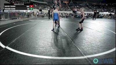 55 lbs Round Of 32 - Tucker Korb, Vinita Kids Wrestling vs Hayes Young, Husky WC