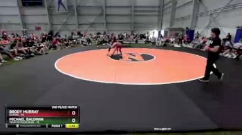 170 lbs 2nd Place Match (16 Team) - Brody Murray, Illinois vs Michael Baldwin, Team Michigan Blue