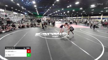 126 lbs Consi Of 32 #1 - Damon Estrada, Silverback WC vs Andrew Diaz, Hesperia WC
