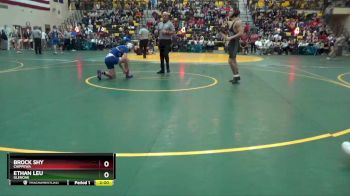 144 lbs Champ. Round 2 - Ethan Leu, GLENOAK vs Brock Shy, CHIPPEWA