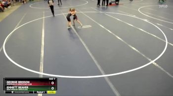 Cons. Round 1 - Emmett Beaver, New Prague Wrestling vs George Brisson, Monticello Wrestling Club