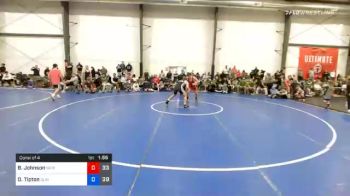 89 kg Consolation - Ben Johnson, Va Team Predator (NAT) vs Oliver Tipton, Blairstown Wrestling Club