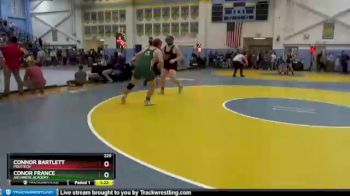 220 lbs Champ. Round 1 - Connor Bartlett, Polytech vs Conor France, Archmere Academy