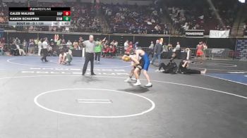 D 1 138 lbs Champ. Round 1 - Kanon Schaffer, St. Amant vs Caleb Walker, Sulphur
