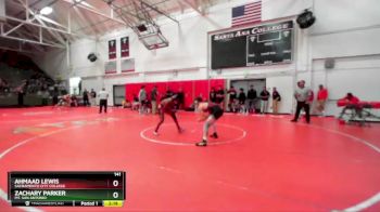 141 lbs Quarterfinal - Zachary Parker, Mt. San Antonio vs Ahmaad Lewis, Sacramento City College