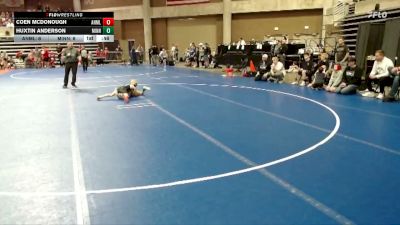 60 lbs Finals (8 Team) - Coen McDonough, ANML vs Huxtin Anderson, Minneota