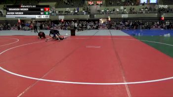 85 lbs Semifinal - Jaiven Weber, Team Nazar vs Bransen Weber, LAW